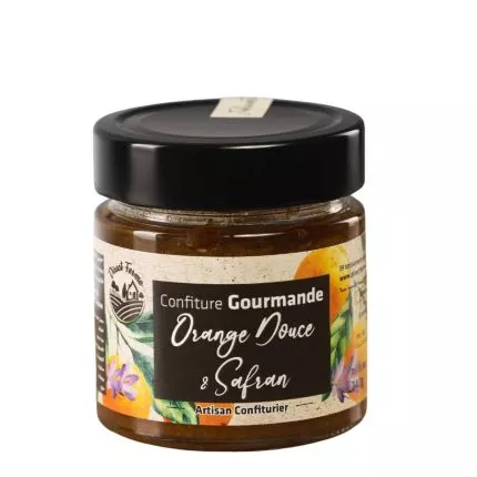 Confiture d'orange douce et safran