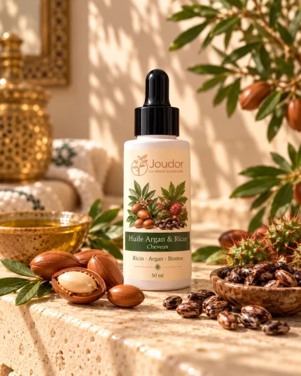 Huile Argan & Ricin JOUDOR 50 ml — زيت الأركان والخروع جودور